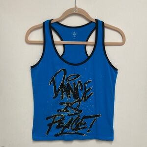 Zumba Instructor Dance Is Peace tank top